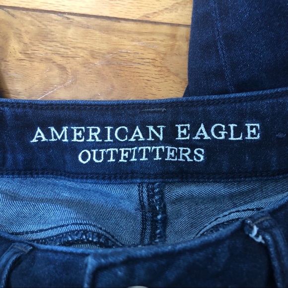 American Eagle dark denim hi rise jegging jeans - Picture 6 of 8
